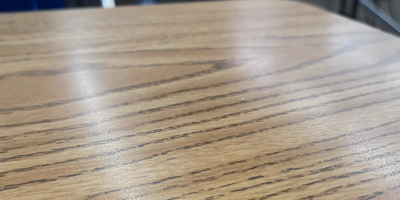 A video of me secretly filming in class sometimes pointing my phone down so you can only see the table. A student opens the door only to be greeted by more celebrating students.