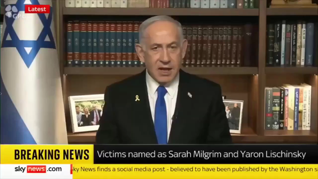 A video of Benjamin Netanjahu on Sky News saying “Free Palestine is just today's version of Heil Hitler”